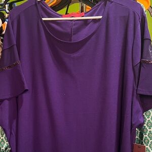 Rolex Deep Purple Women's Blouse